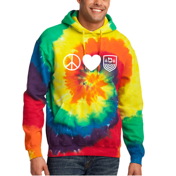 Port & Company - Tie-Dye Pullover Hooded Sweatshirt - Printed Logo Thumbnail
