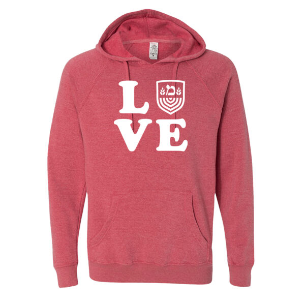 Independent Trading Co. - Unisex Special Blend Raglan Hooded Sweatshirt - Printed Logo Thumbnail