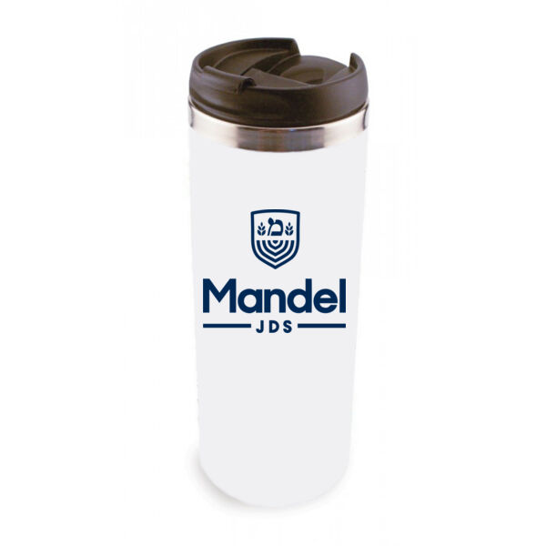 14 oz Stainless Steel Tumbler - Sublimated Logo Thumbnail