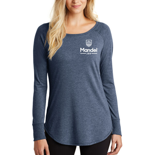 District ® Women’s Perfect Tri ® Long Sleeve Tunic Tee - Printed Logo Thumbnail