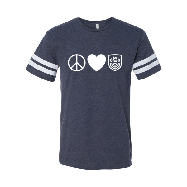 LAT - Unisex Football Fine Jersey Tee - Printed Logo Thumbnail