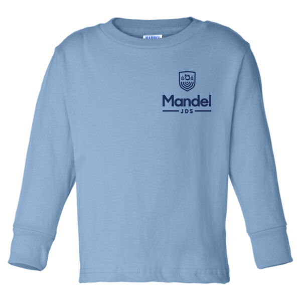 Rabbit Skins - Toddler Long Sleeve Cotton Jersey Tee - Printed Logo Thumbnail