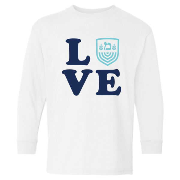Gildan - Heavy Cotton Youth Long Sleeve T-Shirt  - Printed Logo Thumbnail