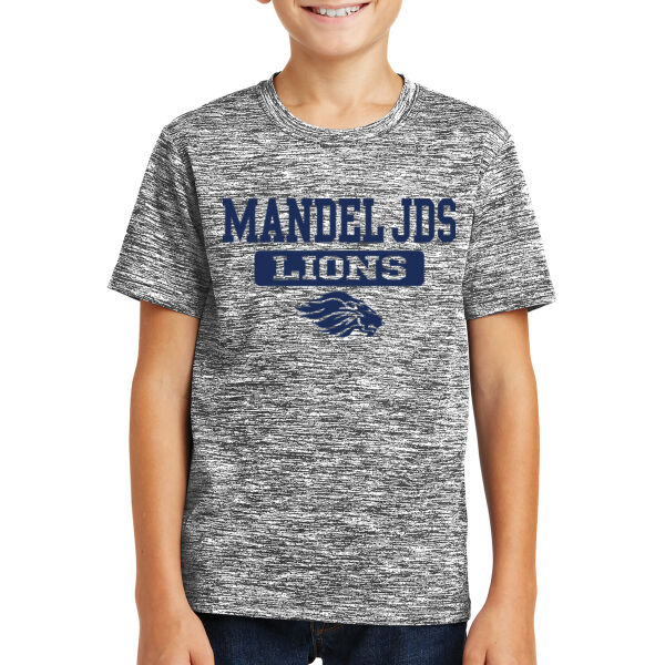 Sport Tek Youth PosiCharge Electric Heather Tee - Printed Logo Thumbnail